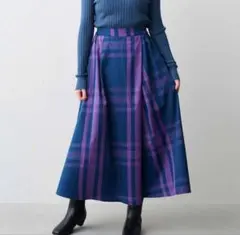 IEDIT❤︎鮮やかチェックスカート⭐︎超美品！のサムネイル