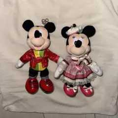 ヴァネロペ　パルパルーザ　ミッキー　ミニー ぬいぐるみバッジ