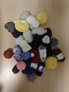 毛糸セット 多色 ウール アクリル