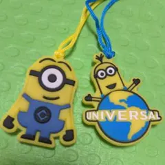 【USJ 限定 非売品 】ミニオンズ ピカピカチャーム　2個セット
