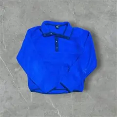 00s L.L.Bean スナップt フリース　青