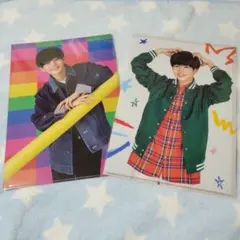 なにわ男子 クリアファイル 長尾謙杜セット