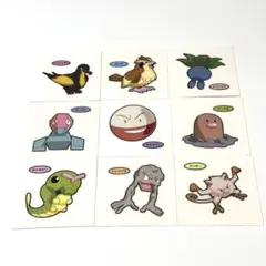 ポケモンパンシール 9種類セット