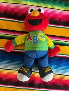 【希少】レトロ　おしゃべり　エルモ ぬいぐるみ ヴィンテージ　セサミストリート SESAME STREET - 90s エルモ パペット ぬいぐるみ TYCO