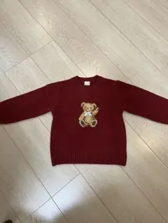 petit main ワインレッド セーター M