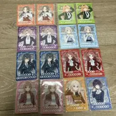 学園アイドルマスター セブンイレブン クリアカード 16枚セット