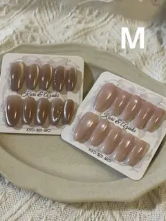 M♡ 特別割引９- ネイルチップ完成品　激安2+1点セット　マグネット