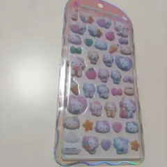 サンリオ　コットンパフィ　シール　キティ　新品