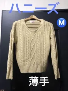 ハニーズ！C.O.L.Z.A ケーブルニットセーター Mサイズ クリーム
