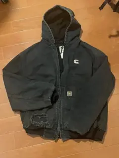 雰囲気good Carhartt アクティブジャケット グリーン　襤褸