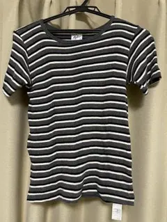 【アナザーエディション】グレー系マルチボーダーTシャツのサムネイル