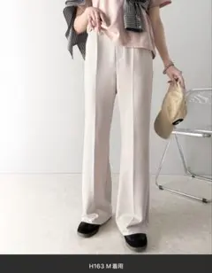 【新品未使用】クラシカルエルフ センタープレスカットフレアパンツのサムネイル