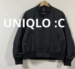 ユニクロシー　UNIQLO :C ボマージャケット　Mサイズ　ブラック　美品