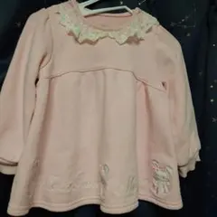 メゾピアノ 天使うさぎちゃん トレーナー ピンク エンジェルウサギ