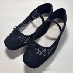 GU ストラップバレエシューズ