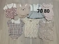 ベビー服 ロンパースセット 70 80