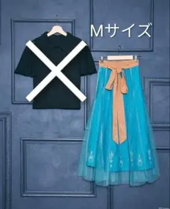 しまむら　ちはる　ディズニー　エルサ　アナ雪　Mサイズ スカート