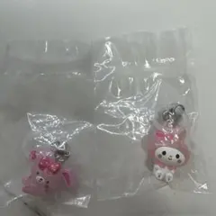 サンリオ ゆるっとめじるしアクセサリー ぼんぼんりぼん マイメロディ 2個セット