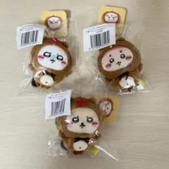 ちいかわ　たぬきだもんくじ　C賞　マスコット　モモンガ、カニ、ラッコ　3個セット