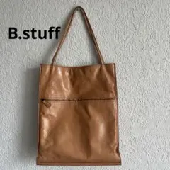 B.stuff ビースタッフ レザー トートバッグ キャメル 本革のサムネイル