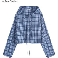 【Acne Studios】HOODED SHIRT ブルーのサムネイル