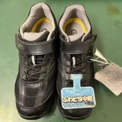 新品未使用　ブラック 合成皮革 MoonStarスニーカー　EEE