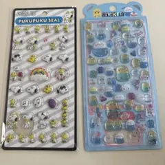 PEANUTS Pukupuku Seal スヌーピーシールセット