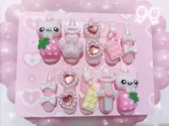 現品♡ネイルチップ 量産型 地雷系 平成女児