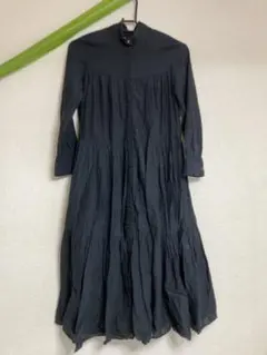 Hlaada for ROSE BUD ロングワンピ ティアード インド製