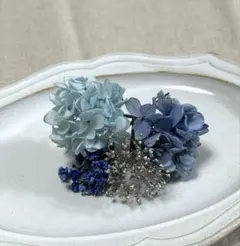 K57A ドライフラワー髪飾りヘッドドレス　成人式結婚式前撮り卒業式浴衣七五三