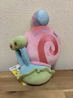 スポンジボブ　ましゅまるむぬいぐるみ　ゲイリー