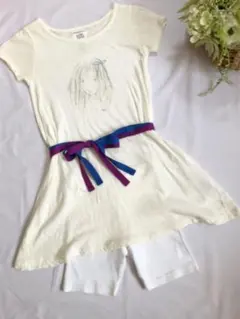 お値下げ&美品！『エーキャンビー』ワンピース レギンスオマケ付き 120