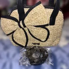 未使用品　Kate Spade かごバッグ リボン 2wayのサムネイル