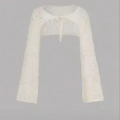 shein レースボレロ ホワイト