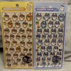 正規品 ボンボンドロップシール ちいかわ 2種セット うさぎ ハチワレ