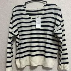 新品 E hyphen world gallery ボーダーニット イーハイフン