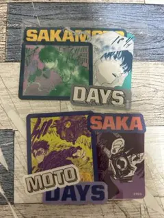 サカモトデイズ 勢羽夏生 勢羽真冬 ダイカットステッカー
