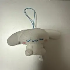 サンリオキャラクターズ　むにゃすやマスコット　シナモロール