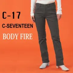C17 BODY FIREストレートチェックパンツ【暖】XS約66cm