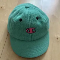 週末セール⭐︎キッズ⭐︎Champion ミントグリーン フリースキャップ