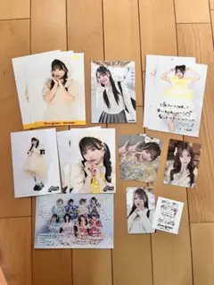 cutie street古澤里紗トレカ、生写真、ステッカーセット