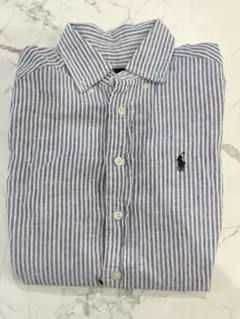 Ralph Lauren ストライプ 半袖ポロシャツ S