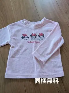 ミニーマウス 長袖Ｔシャツ ピンク
