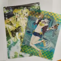 初音ミク・鏡音リン・レン クリアファイルセット