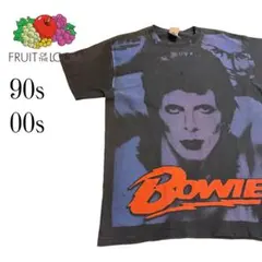 美品 ヴィンテージ デヴィッド・ボウイ Tシャツ ロング丈 白 シングル 