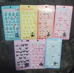 ボンボンドロップシール サンリオ 7枚セット