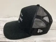 【中古】NEW ERA ブラック メッシュキャップ