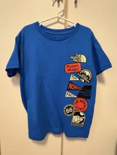 THE NORTH FACE パッチワーク風　ロゴTシャツ