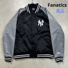 〈極美品〉Fanatics【XL】MLB NY サテンジャケット