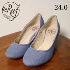 美品 unReef パンプス